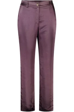 Pantalon aspect satiné