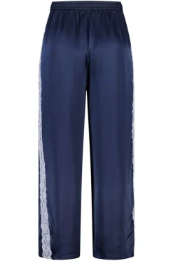 Pantalon avec détails en dentelle sur les côtés