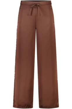 Pantalon avec détails en dentelle sur les côtés