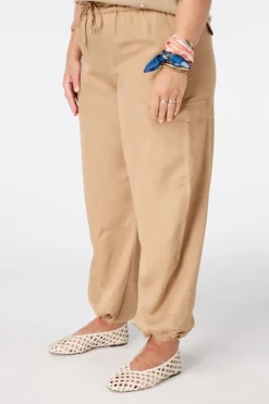Pantalon barrel style cargo