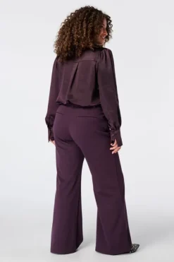 Pantalon droit avec ceinture