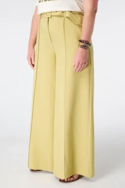 Pantalon large avec ceinture