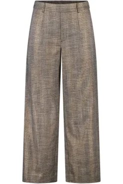 Pantalon large à carreaux