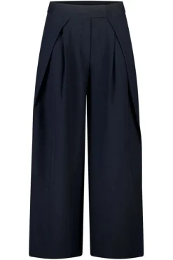 Pantalon large à plis