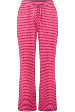 Pantalon large à taille élastique