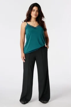 Pantalon à rayures crayon