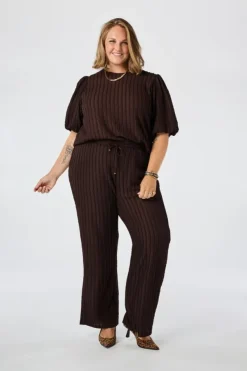 Pantalon à taille élastique