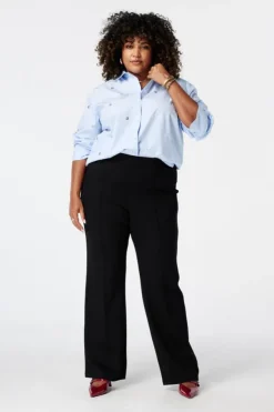 Pantalon wide leg