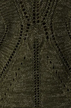 Pull en crochet à manches courtes