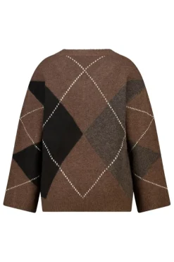 Pull à motif à losanges