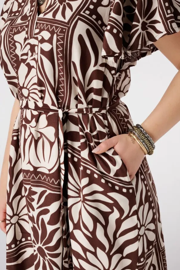 Robe avec ceinture
