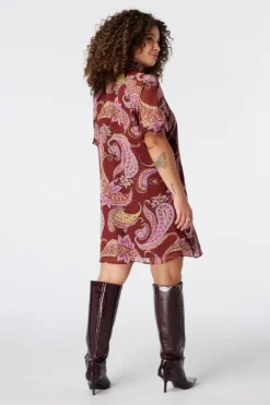 Robe à imprimé cachemire