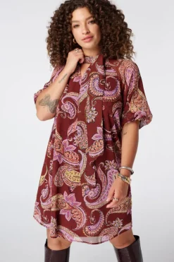 Robe à imprimé cachemire
