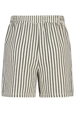 Short bouclé avec imprimé