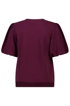 Sweat à manches bouffantes courtes