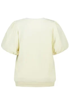 Sweat à manches bouffantes courtes
