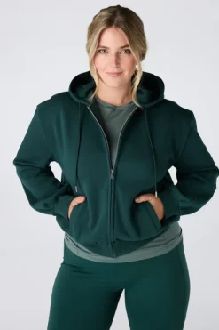Sweat zippé avec capuche