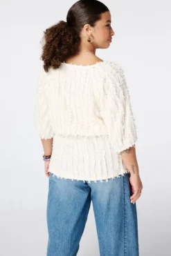 Top avec cordon de serrage