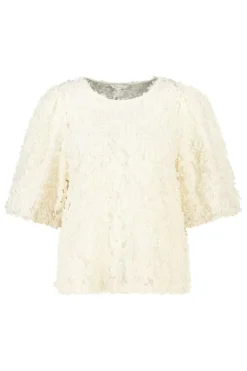 Top avec fleurs 3D