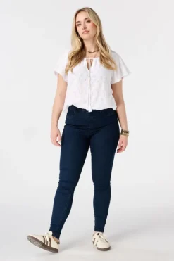 Tregging aspect denim