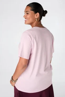 T shirt avec illustration en dentelle