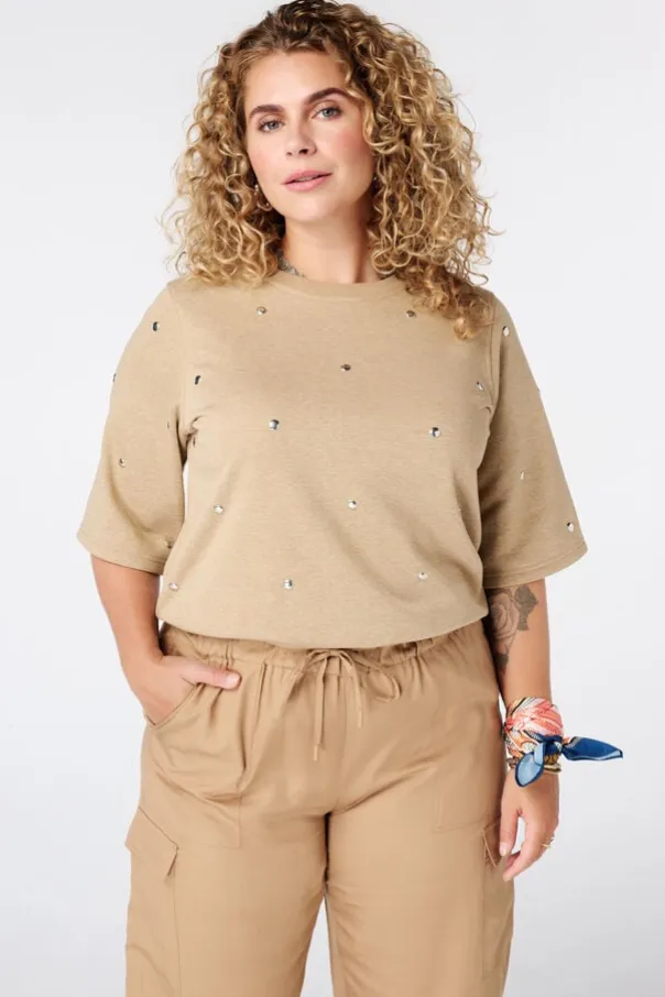 T shirt en tissu sweat