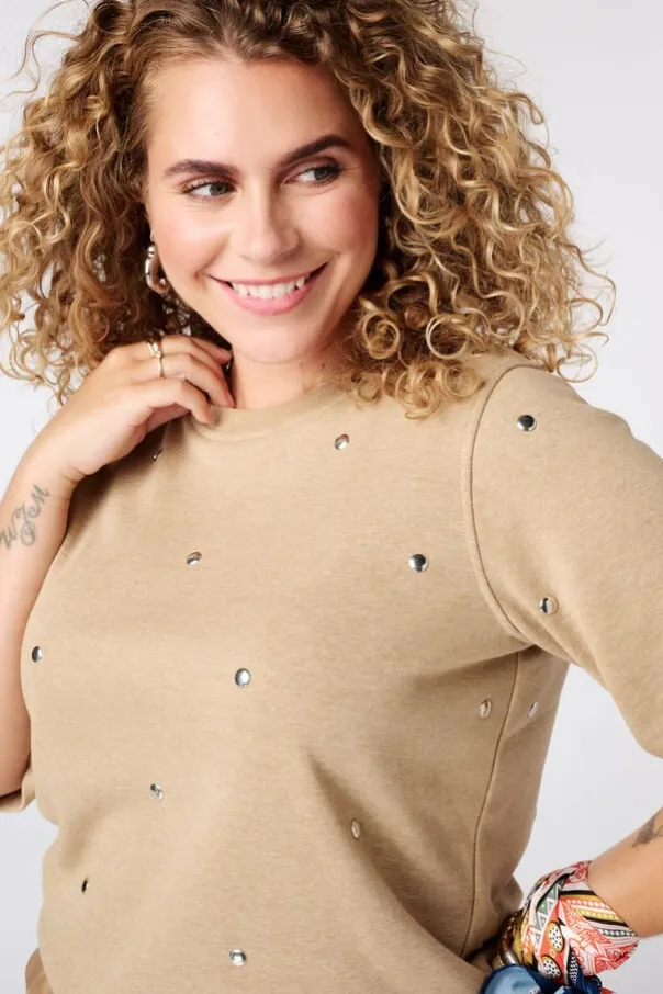T shirt en tissu sweat