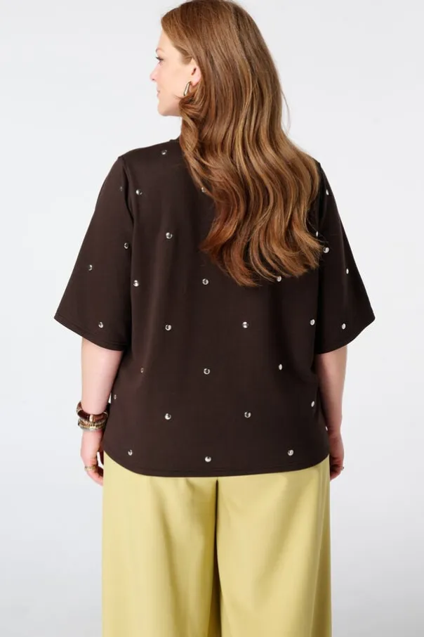 T shirt en tissu sweat