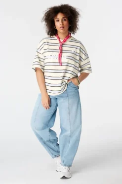 T shirt oversize avec illustration