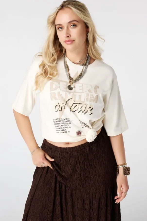 T shirt oversize avec imprimé