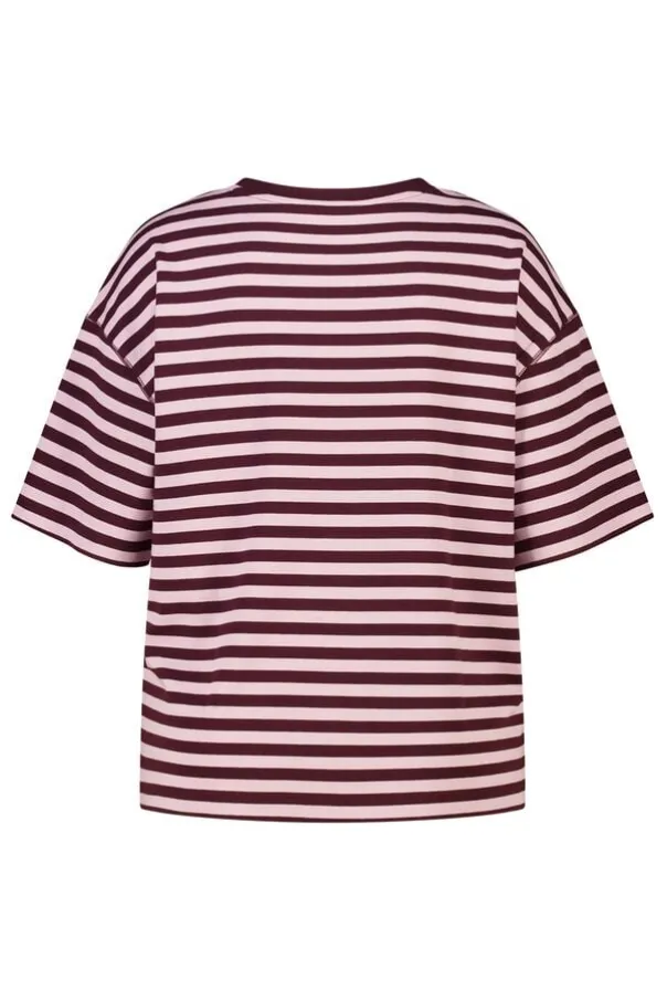 T shirt oversize rayé