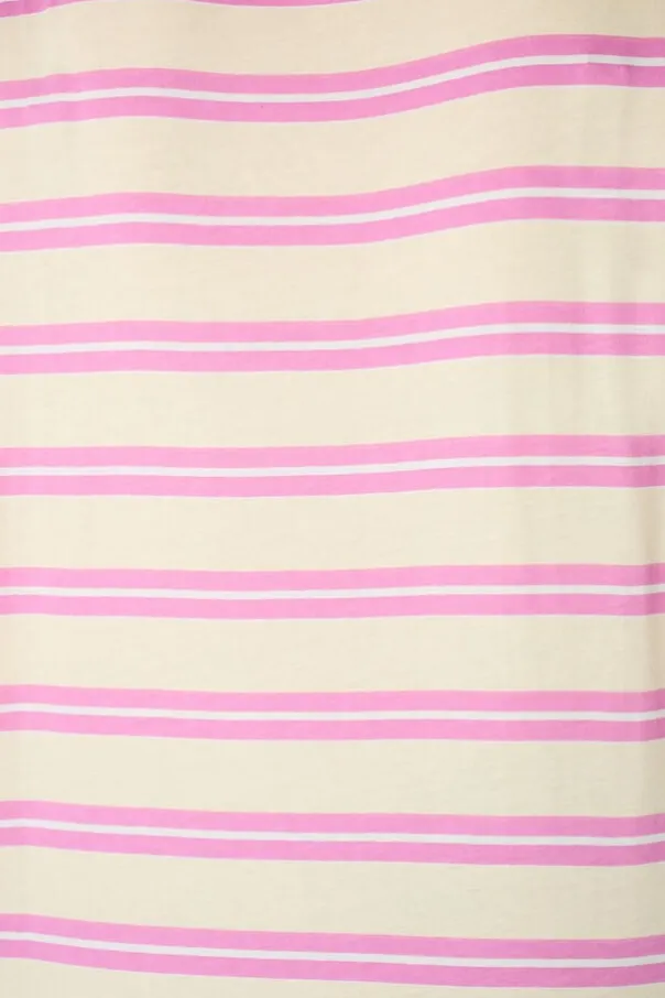T shirt rayé avec texte
