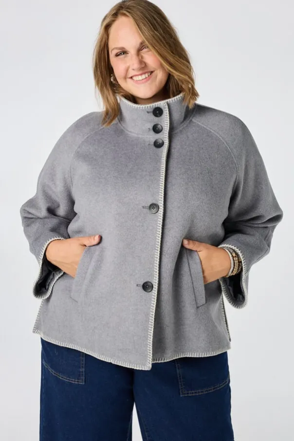 Veste à col montant
