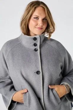 Veste à col montant