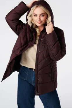 Veste matelassée avec capuche