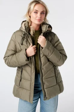 Veste matelassée avec capuche
