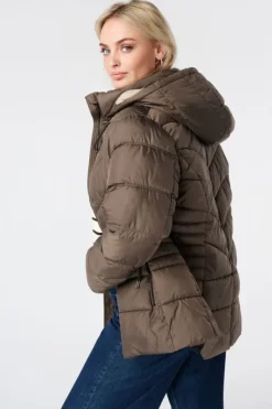 Veste matelassée avec capuche