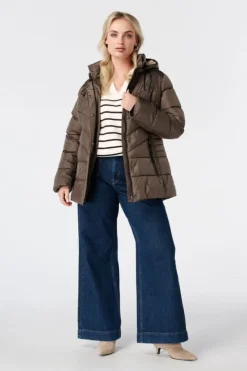 Veste matelassée avec capuche