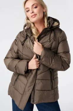Veste matelassée avec capuche